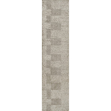 Petra Abstract Stripe Geometric Shag Area Rug
